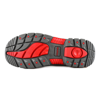 Bottes de sécurité en cuir de marque OEM chaussures de sécurité à bout d'acier pour hommes SM822 pour le travail industriel