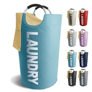 Precio de fábrica Hogar Tela Oxford Dormitorio <span class=keywords><strong>Ropa</strong></span> <span class=keywords><strong>sucia</strong></span> Bolsa de almacenamiento Cesta plegable multiusos - Product Image 2