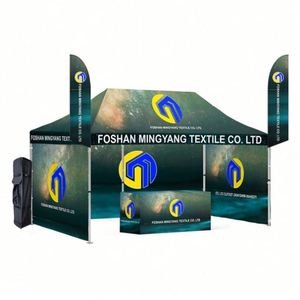 เต็นท์พับได้สำหรับใช้งานกลางแจ้ง เต็นท์นิทรรศการโฆษณา ขนาดสั่งทำได้ โครงเหล็กพกพา ผ้าอ๊อกซ์ฟอร์ด โลโก้สั่งทำได้ เต็นท์สำหรับงานแสดงสินค้า - Product Image 5