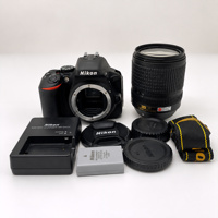Appareil photo reflex numérique d'occasion D5600 en gros avec objectif VR 18-140mm, kit 24,2MP, SnapBridge, Bluetooth, écran tactile, qualité supérieure, reconditionné pour la revente