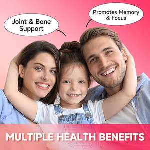 Compléments de citrate de potassium sans sucre, gommes de magnésium et de potassium avec calcium, zinc et vitamines pour les crampes aux jambes et la santé musculaire - Product Image 2