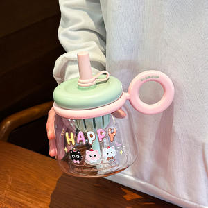 Gobelet à paille Star Cup en PC, grande capacité, avec poignée, pour le bureau, la maison et l'extérieur - Product Image 2