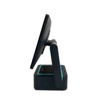 Terminal de point de vente Edobbo ED1562 à double écran tactile 15,6 pouces, système de caisse enregistreuse, Windows/Android/Linux OS, 4 Go/8 Go de RAM, 32 Go-256 Go