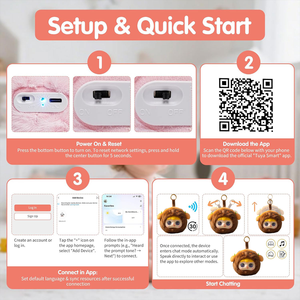 Juguetes <span class=keywords><strong>de</strong></span> Peluche con IA, Gatito ChatGPT, <span class=keywords><strong>Robot</strong></span> Inteligente con IA, Juguete <span class=keywords><strong>de</strong></span> Compañía con Voz, Cuenta Historias para Niños, Regalo <span class=keywords><strong>de</strong></span> San Valentín - Product Image 3