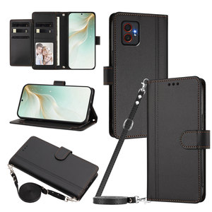 Étui portefeuille pratique avec 9 emplacements pour cartes et cordon bandoulière pour Samsung <span class=keywords><strong>Xcover</strong></span> 7 Pro <span class=keywords><strong>5G</strong></span> 6 <span class=keywords><strong>5</strong></span> M62 F62 M56 M55 M54 M53 - Product Image 1