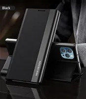 Étui à rabat pour iPhone 16 Pro 15 14 Plus 12 11 13 Pro Max XS XR, coque en cuir avec support pour iPhone 6 6S 7 8 Plus