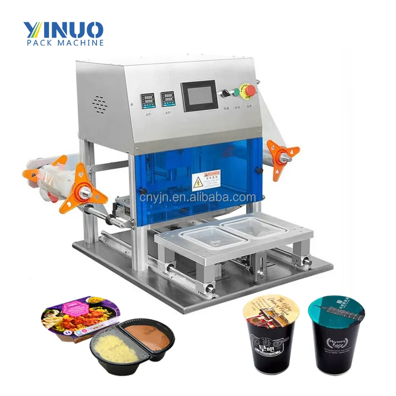 Voedsel Dienblad Afdichting Machine Food Kant En Klaar Maaltijd Afdichting Machine Fast Food Lunch Tray Kom Cup Seal Machine