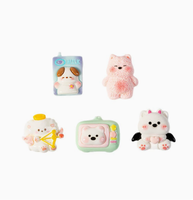 Accessoires en résine motif chien de dessin animé mignon pour DIY, colle crème, coque de téléphone, épingle à cheveux, autocollant tridimensionnel fait main, article de décoration