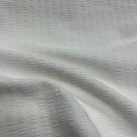 Tela Crepé a Rayas 100% Poliéster, Impresa a Medida, Tejido de Doble Cara, Transpirable, Antiestático, para Vestidos de Novia