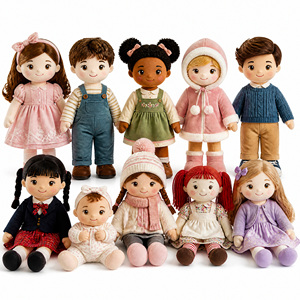 <span class=keywords><strong>Bambola</strong></span> Principessa Personalizzata in Tessuto Organico, Giocattolo Morbido in Peluche per Bambine - Product Image 2