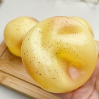Squishy a Forma di Sapone in Gelatina Trasparente in TPR, Morbido e Non Risalente, per Decorazione Scrivania, Antistress, Regalo