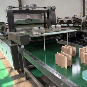 Machine d'assemblage automatique à double station de carton ondulé à grande vitesse avec servo-PLC - Product Image 1