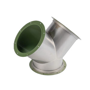 Diseño Industrial Tee <span class=keywords><strong>de</strong></span> acero inoxidable <span class=keywords><strong>de</strong></span> tres vías <span class=keywords><strong>de</strong></span> igual diámetro Tee Y-tee Conductos en espiral para sótano <span class=keywords><strong>de</strong></span> hospital - Product Image 5