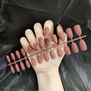 <span class=keywords><strong>Faux</strong></span> <span class=keywords><strong>ongles</strong></span> mats à tête carrée givrée, 24 pièces, <span class=keywords><strong>ongles</strong></span> artificiels détachables - Product Image 2