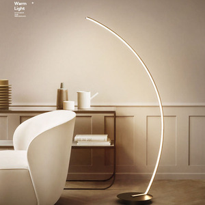 Eye Care <strong>Reading</strong> Standing Light Minimalist Dimmable with <strong>Remote</strong> <strong>Control</strong> Modern LED Arc Classic Fishing <strong>Floor</strong> <strong>Lamp</strong> - Product Image 1