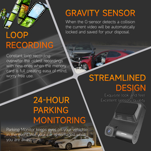 2025 mới nhất ống kính kép <span class=keywords><strong>Car</strong></span> DVR Dash máy ảnh 2K + 1080p GPS Wifi xe hộp đen với WDR phía trước phía sau 2 cách Dashcam cho xe - Product Image 4