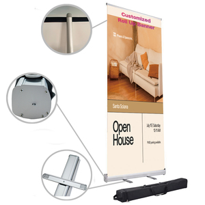 Équipement publicitaire Autre équipement commercial Support de bannière enroulable Porta Pendon Affichage enroulable Bannière marketing - Product Image 6