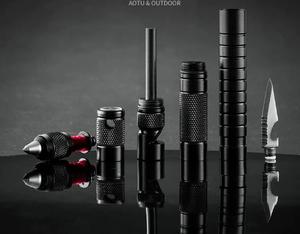 Bolígrafo Táctico Multifuncional de Bolsillo, Portátil, de Acero de Tungsteno y Aleación de Aluminio, con Silbato - Product Image 3