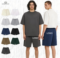 Shorts de survêtement en molleton épais 420 g/m² en coton et polyester, style streetwear, personnalisables, pour la course, en tissu French Terry, vente en gros