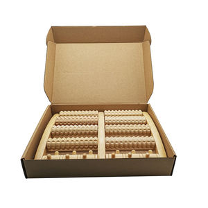 Penjualan terlaris rol pijat kaki kayu rol refleksi terapi Heath akupresur pijat relaks penghilang nyeri perawatan kaki - Product Image 3