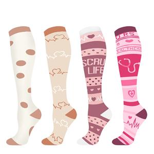 Calcetines <span class=keywords><strong>de</strong></span> Compresión Deportivos <span class=keywords><strong>de</strong></span> Nailon para Mujer, Novedad <span class=keywords><strong>de</strong></span> 2026, para el Día <span class=keywords><strong>de</strong></span> San Valentín, para Piernas Delgadas, Unisex, Especiales - Product Image 5