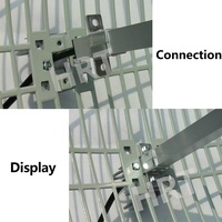 Antena de Comunicación Direccional Parabólica de Rejilla Vertical para Exteriores de 24dBi, WIFI/WLAN de 2400-2500MHz