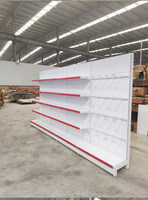 Étagère de magasin commerciale légère Jia Chuang en acier laminé à froid, en forme de L, avec revêtement en poudre époxy, pour la vente au détail