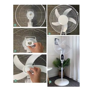 Ventilador de <span class=keywords><strong>Pedestal</strong></span> Recargable Eléctrico de Alta Calidad de 16 Pulgadas con Panel Solar y Batería, Ventiladores de Torre - Product Image 5