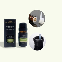 Huile Essentielle Pure de Bois de Santal et Citronnelle 10ml pour Diffuseur d'Aromathérapie avec Logo Personnalisé pour Bouteille