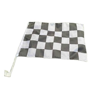 Bandera para Ventana de Auto, Personalizada con Logotipo, de Poliéster, Sublimada, Doble Cara, Impermeable, Ecológica, con Asta de PVC, Entrega Rápida, Gran Venta - Product Image 5