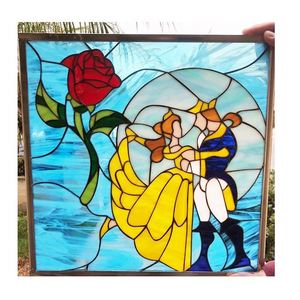 Kính màu chất lượng cao, có thể tùy chỉnh với nhiều mẫu khác nhau, phù hợp với cửa sổ nhà thờ, trung tâm văn hóa, vv - Product Image 5