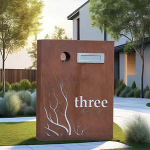 Waterproof Steel Freestanding Custom Mailbox Outdoor <b>Post</b> <b>Box</b> with Durable Design and Easy Installing - Product Image 5