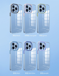 <span class=keywords><strong>Coque</strong></span> arrière souple <span class=keywords><strong>en</strong></span> TPU pour <span class=keywords><strong>iPhone</strong></span> 13 Pro Max 14 Plus 12 <span class=keywords><strong>11</strong></span> Pro <span class=keywords><strong>Coque</strong></span> de protection <span class=keywords><strong>en</strong></span> <span class=keywords><strong>verre</strong></span> avec cadre métallique - Product Image 6