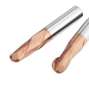 ZHY <span class=keywords><strong>UEX</strong></span> usine nez sphérique direct hrc 60 2F outils de coupe de fraise en bout en carbure pour cnc - Product Image 1
