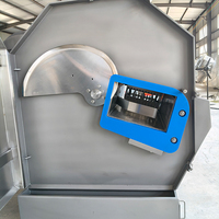 Trancheuse Commerciale Automatique de Viande Congelée, Coupe-Blocs Industriels pour Viande Congelée (Porc, Bœuf, Agneau), Machine à Découper les Os en Acier Inoxydable 304