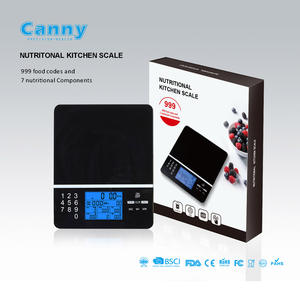 Balança Canny Custom Digital Kitchen Food Com Calorias 5Kg de Capacidade Inteligente Valores Nutricionais Escala - Product Image 5