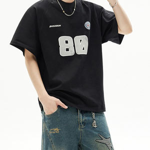 Camiseta Deportiva Vintage para Mujer, Estilo Casual de Alta Gama, Cuello Redondo, Manga Corta, Verano - Product Image 3