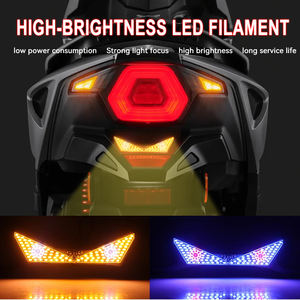 JHS nouveau système d'éclairage de moto universel 12V Led Triangle Devil Eagle Eyes Lights pour voiture Accesorios Para Moto Lights - Product Image 3