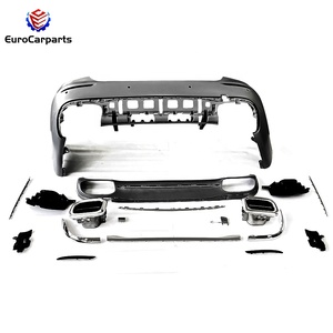 Kit de carrocería para coche, conjunto de parachoques delantero y trasero con rejilla, para <span class=keywords><strong>Mercedes</strong></span> Clase <span class=keywords><strong>S</strong></span> W223, actualización a s680, estilo mayo <span class=keywords><strong>2022</strong></span> - Product Image 3