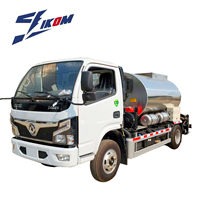 IKOM 5000L רצף כביש אספלט מפיץ משאית מכונת