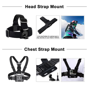 Kit de Accesorios para Cámara de Acción, Compatible con <span class=keywords><strong>GoPro</strong></span> Hero13/12/<span class=keywords><strong>11</strong></span>/10/DJI Osmo Action6/Insta360 Ace Pro 3/2/X5/X4/X3, Set de Montaje para Deportes y Viajes - Product Image 3