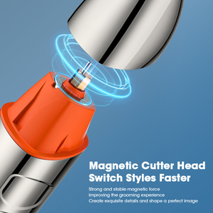 Resuxi LK-892 5-in-1 Mens râu grooming Set từ cắt đầu toàn bộ cơ thể rửa tóc tông đơ 4 hạn chế Lược - Product Image 3