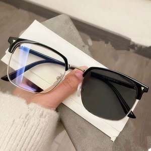 Gafas de Computadora con Logotipo Personalizado, Retro, para Mujer, Anti Luz Azul, Fotocromáticas, Cuadradas, para Hombre - Product Image 1