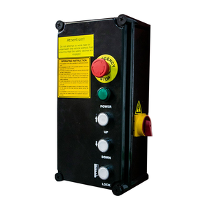 AnTool Two Post Car Lift 4 ton Elektrik Buka Kunci Hidrolik Elevator Kendaraan Mobil Dua Tiang Pengangkat Mobil - Product Image 4