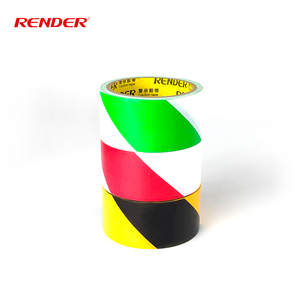 Nastro di Avvertimento in PVC Stampato Personalizzato ad Alta Adesività, Giallo, Durevole, Tensione Nominale 600V, Prodotto da RENDER G1304, Produttore Cinese - Product Image 2
