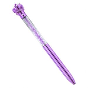 New Arrival Crystal Crown Ballpoint <b>Pen</b> Multi-<b>Color</b> Rotating Plastic <b>Pen</b> with Custom Logo Print for Hotel Advertising Gifts - Product Image 3