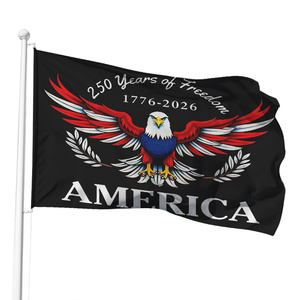 Bandiera per il 250° Anniversario degli Stati Uniti, Bifacciale 3x5 FT, Mappa USA 1776-2026, 250 Anni, Decorazione Patriottica per Esterni - Product Image 6