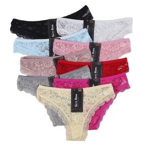 Perizoma da donna in cotone traspirante e traspirante a basso prezzo confortevole in pizzo Sexy - Product Image 3