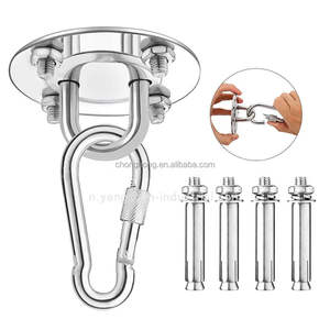 <span class=keywords><strong>Kit</strong></span> de suspension pour balançoire murale ou plafond, crochets <span class=keywords><strong>d</strong></span>'<span class=keywords><strong>ancrage</strong></span>, pièces de ressort pour hamac, acier inoxydable 304, <span class=keywords><strong>kit</strong></span> de suspension pour balançoire de yoga aérien - Product Image 3