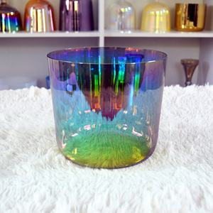 HF Sound Healing Crystal Klangschalen Titan beschichtete Oktave 3. 4. Quarz-Klangschalen 440Hz 432Hz Cristal-Klangs chale - Product Image 4